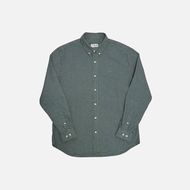 라코스테 신형 옥스포드 깅엄체크 셔츠