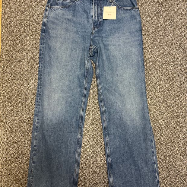 유니클로 jwa 스트레이트진 블루(65) 31사이즈