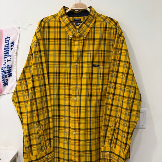 701. 폴로 챕스 체크 셔츠