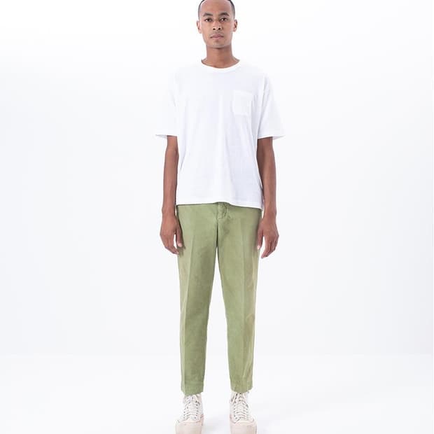 visvim CHINO PANTS HW TAPER DMGD