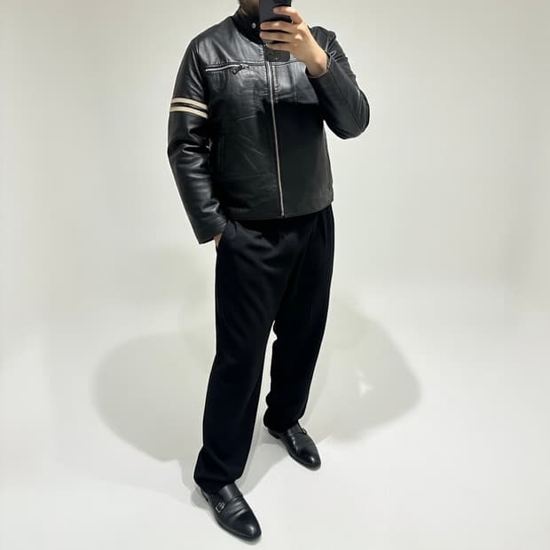 윌슨 레더 카페레이서 레더자켓