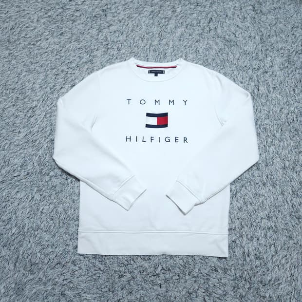 타미힐피거) L 남자 기모 맨투맨티셔츠 / 왕눈이샵