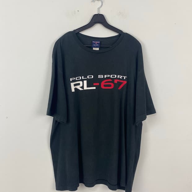 90s 폴로 스포츠 랄프로렌 RL67 반팔티 L <187>