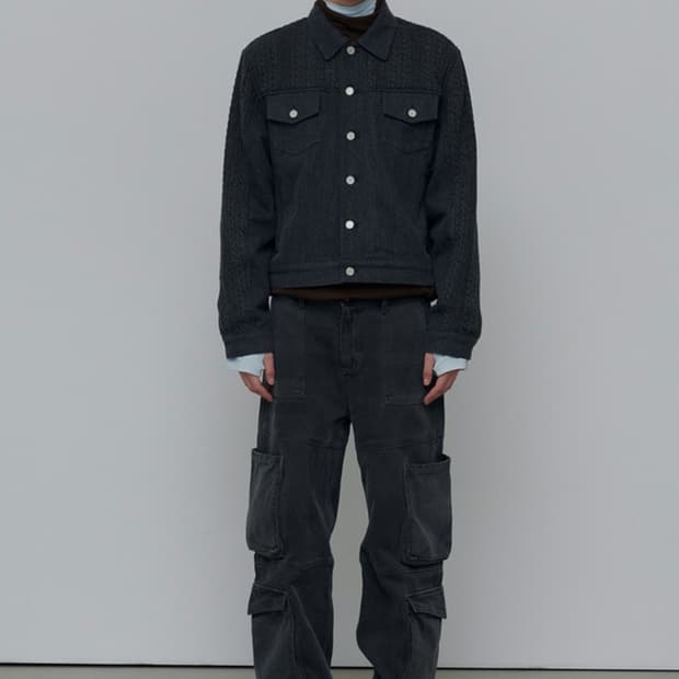 ZINNIA MIX JACKET- CHARCOAL(RENEWAL) 삽니다