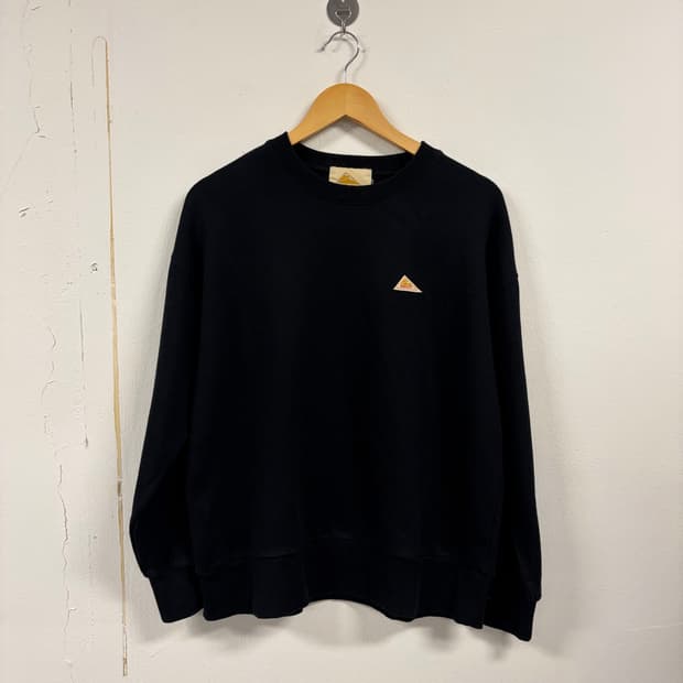 L) JPN 블랙 맨투맨 T362
