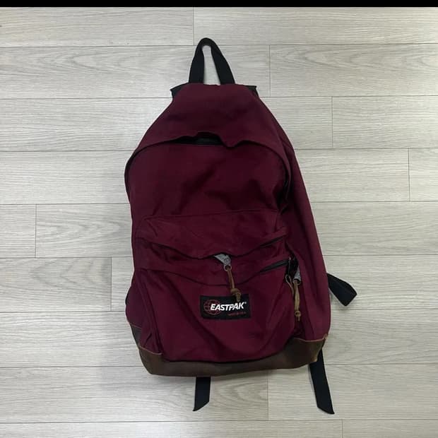 빈티지 이스트팩 레더 버건디 MADE IN USA