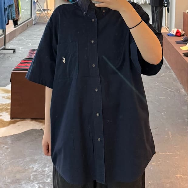 폴로 랄프로렌 네이비 반팔셔츠 H3150