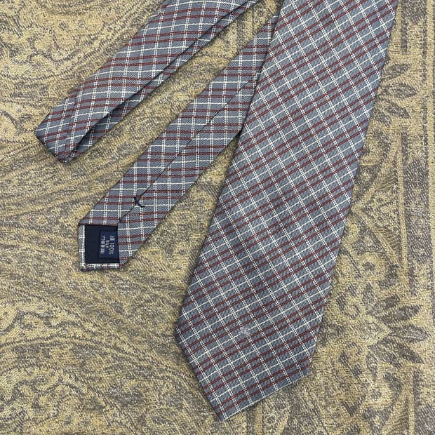 BURBERRY 버버리 실크 체크 넥타이 하이엔드 명품 타이