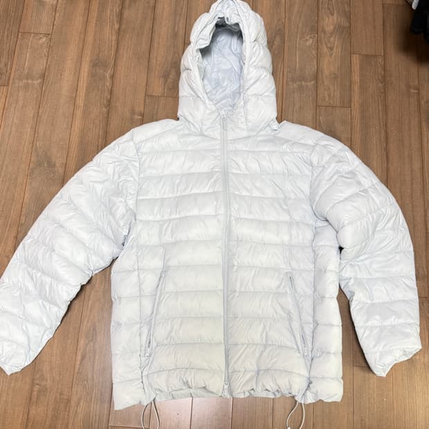 스파오 씬라이트 후드 재킷 페일 블루 XXL(110)