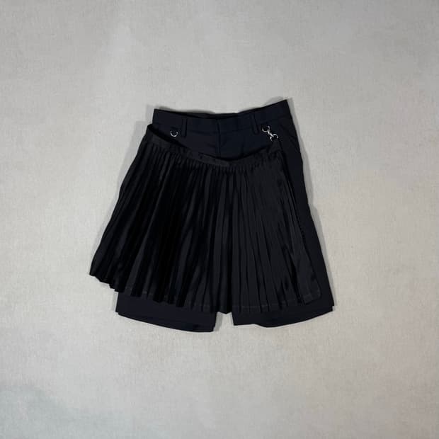 Black Shorts Skirt