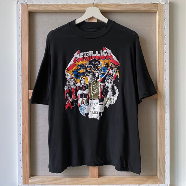 빈티지 METALLICA 반팔 티셔츠