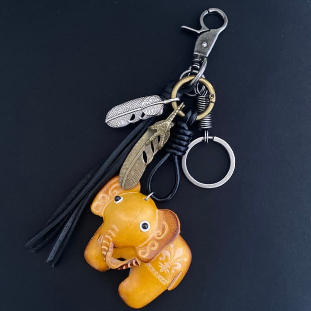 에스닉 코끼리 키링
