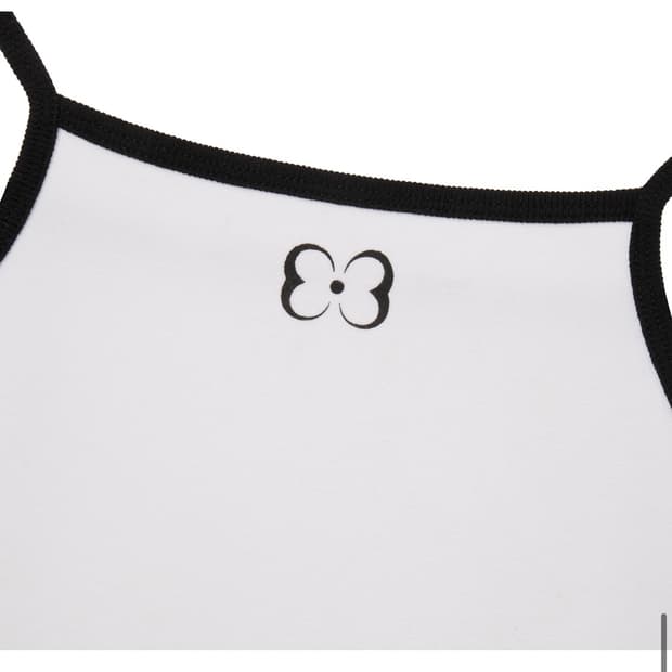 파쿠아 버터플라이 로고 슬리브리스 새상품