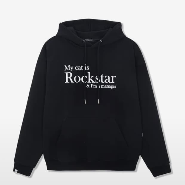조거쉬 후드티 My cat is Rockstar Hoodie 1사이즈