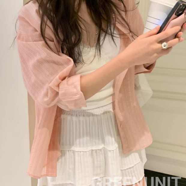 포스터 poster 솔트 스트라이프 셔츠