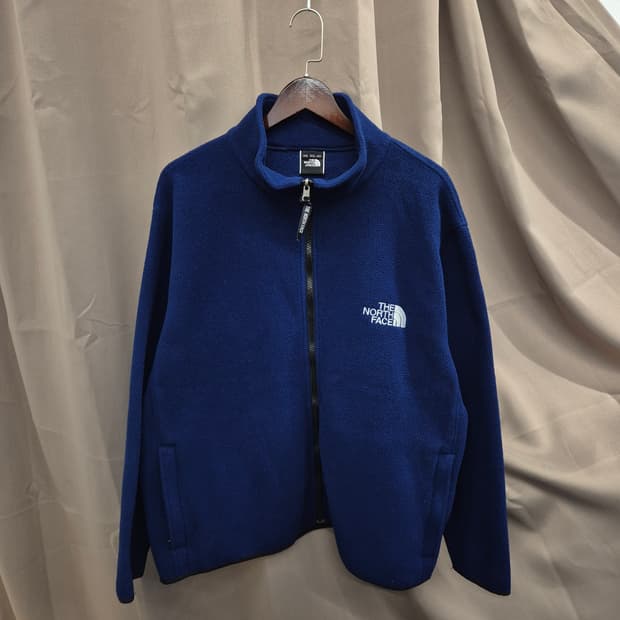 노스페이스 블루 플리스 집업 자켓 105