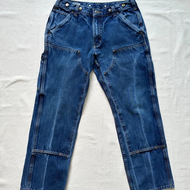 칼하트 더블니 데님팬츠 33 made in Mexico