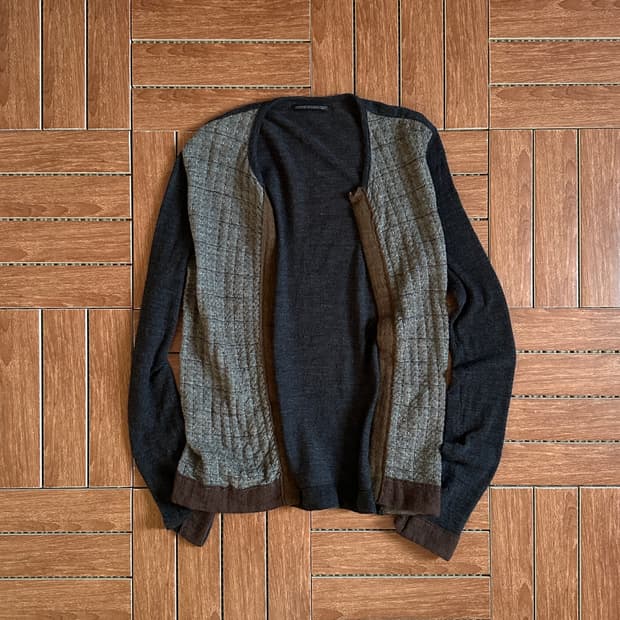 Y’s Yohji yamamoto wool open cardigan