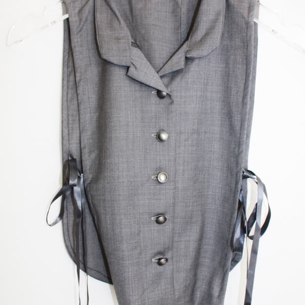 Gray vest