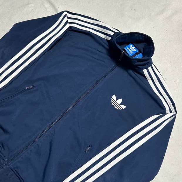 90 아디다스 파이어버드 네이비 트랙탑