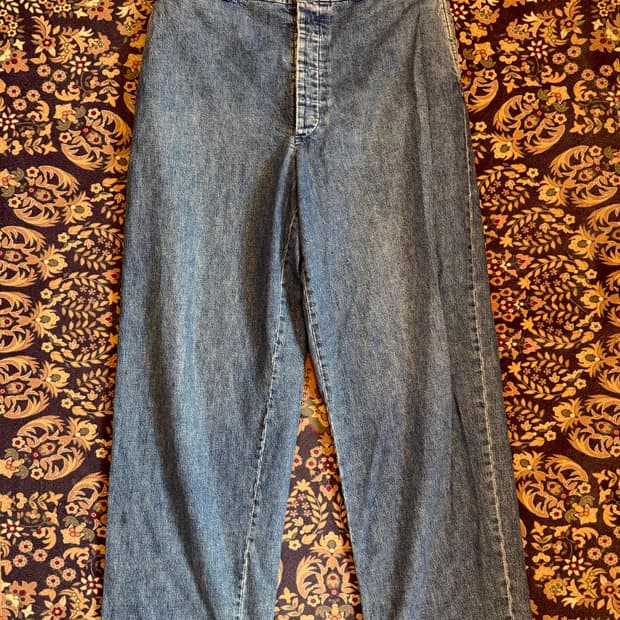 90s 더블알엘 데님 트라우저 치노팬츠