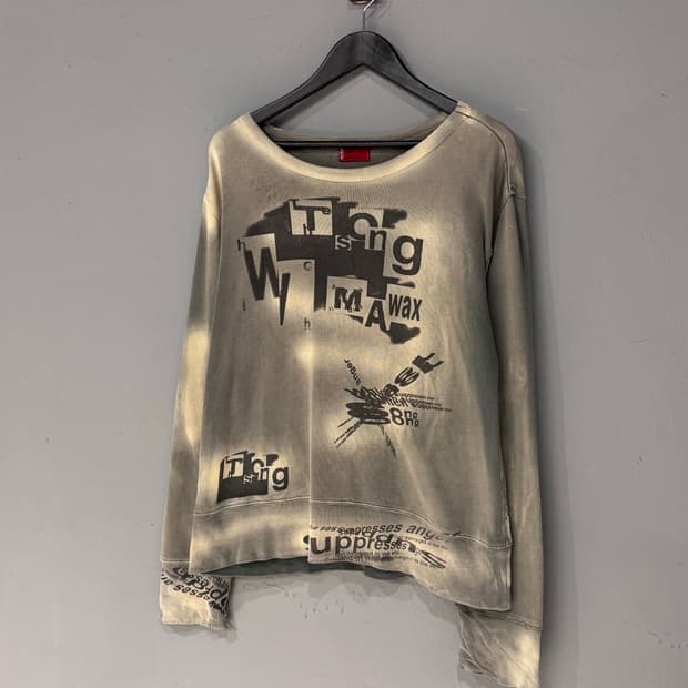 리바이스 레드탭 그런지 타이다이 롱슬리브