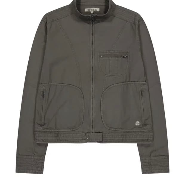 코이세이오 바인딩 코튼 자켓 애쉬브라운