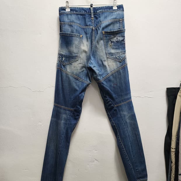 디스퀘어드2 빅로고 청바지