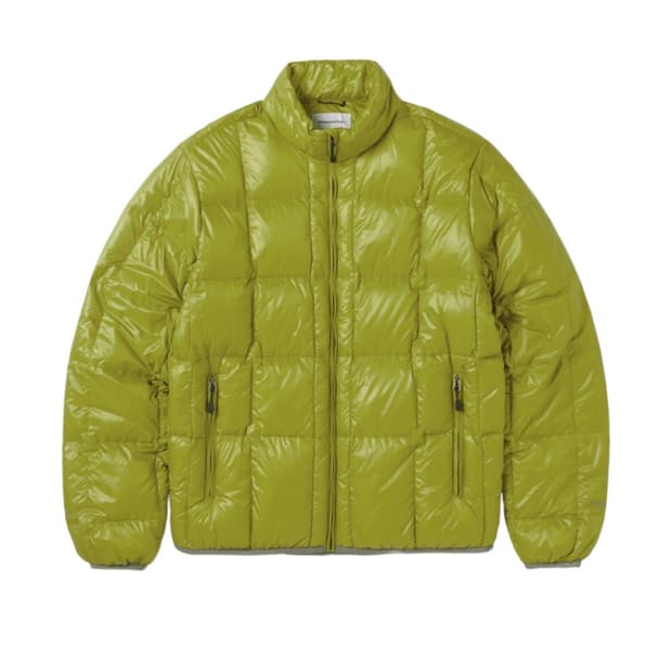 디스이즈네버댓 퍼텍스 라이트 다운 자켓 올리브 옐로우 L