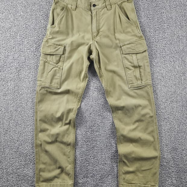 칼하트 코튼 캔버스 카고 워크 팬츠 (32X32) / 9385