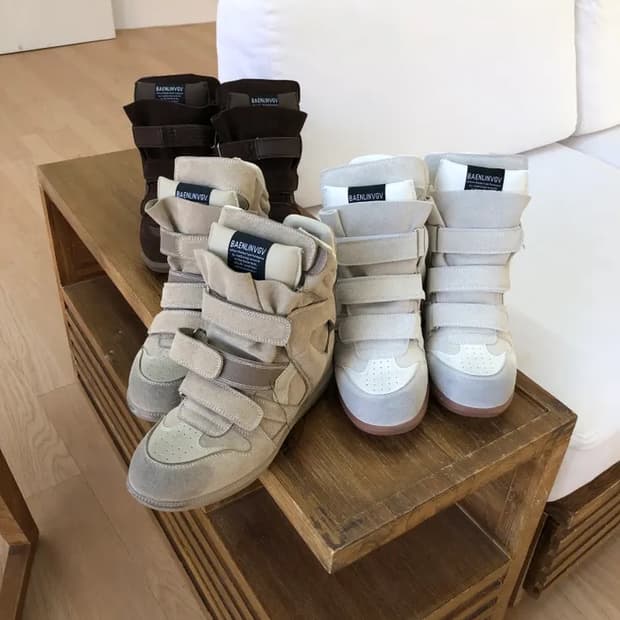 하이탑 스니커즈 베켓 스니커즈 이자벨 마랑