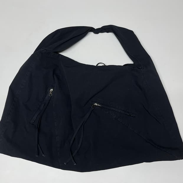 GARMENT DYED 2 WAY STRAP TOTE BAG (LARGE