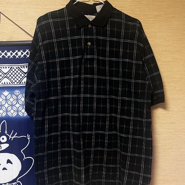 JAPAN VINTAGE/반팔 카라티 M(실사이즈 L-XL)