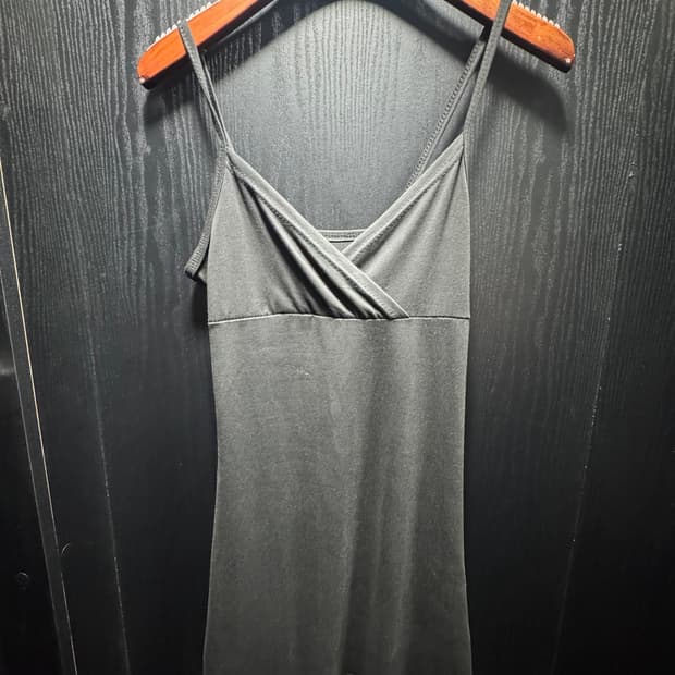 vintage one-piece 랩 나시 원피스