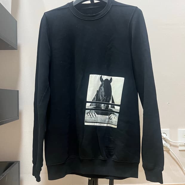 릭오웬스 다크쉐도우 15FW 스핑크스 맨투맨
