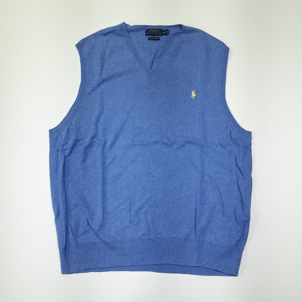 CL152 XL 폴로 랄프 로렌 피마코튼 니트 베스트