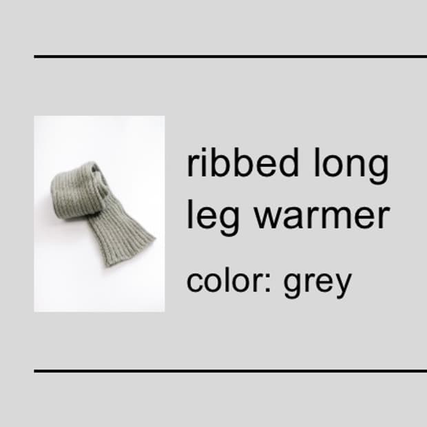 샵페어리 리브드 롱 레그 워머