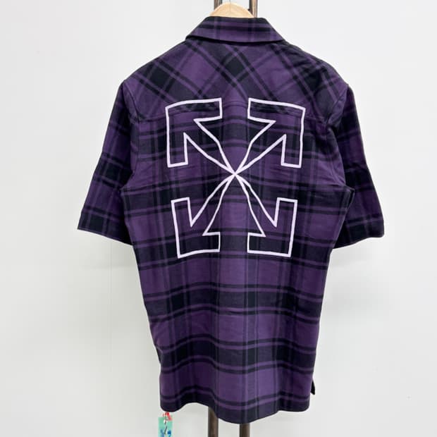 [S]오프화이트 에로우 반팔 셔츠