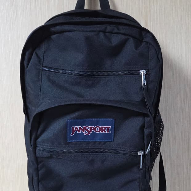 (착샷) 잔스포츠 빅 스튜던트 백팩 블랙 