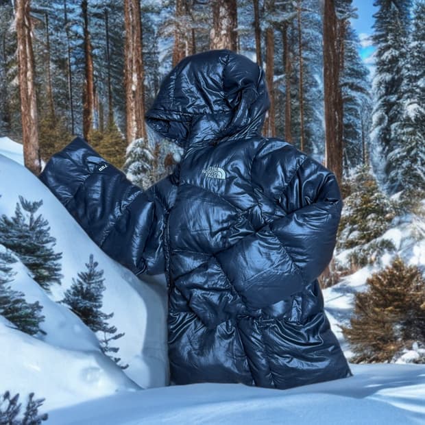 노스페이스 아콘카구와 경량 패딩M