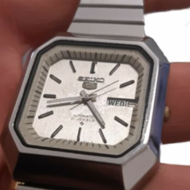 [정품,히든피스] 세이코 실버 테레비 엑츄러스 오토매틱 레트로 워치

