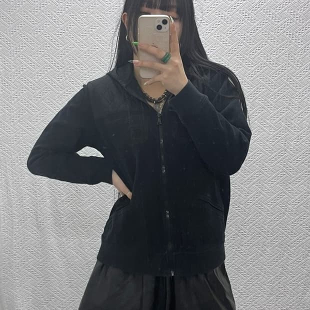 폴로 랄프로렌 스트릿 펑크 퀄팅 기모 후드집업 95 C09148