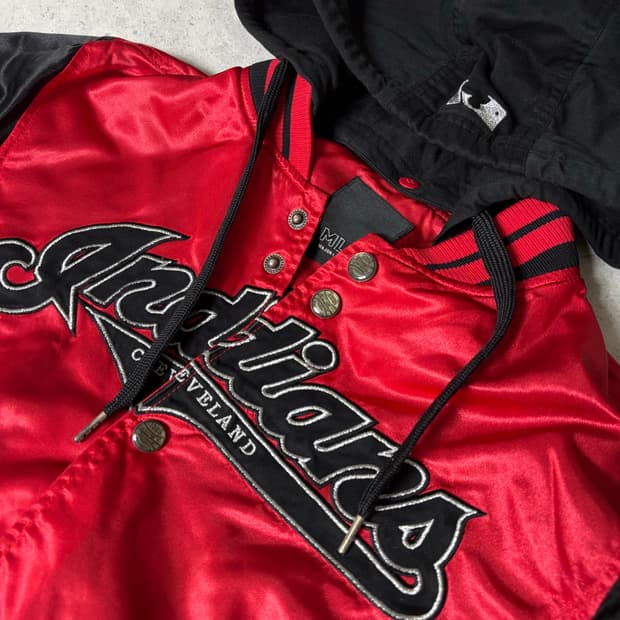 MLB 클리블랜드 인디언스 바시티자켓