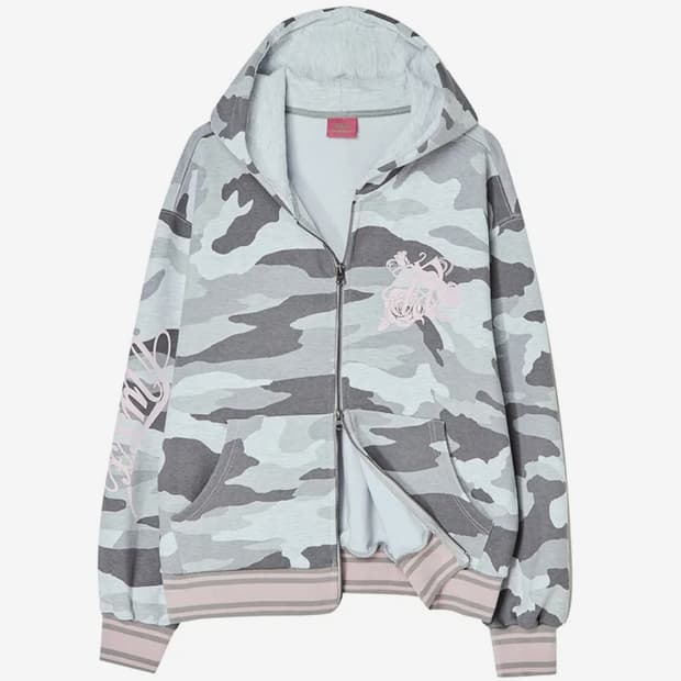 새상품)) 엔와이엑스엑스 nyxx 카모 후드집업