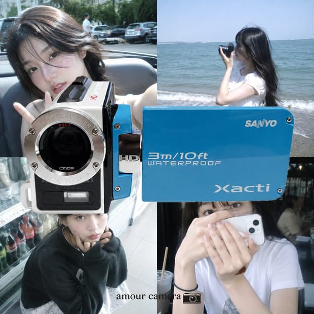 ​📸 [희귀 컬러] 산요 작티(Sanyo Xacti) WH1 블루