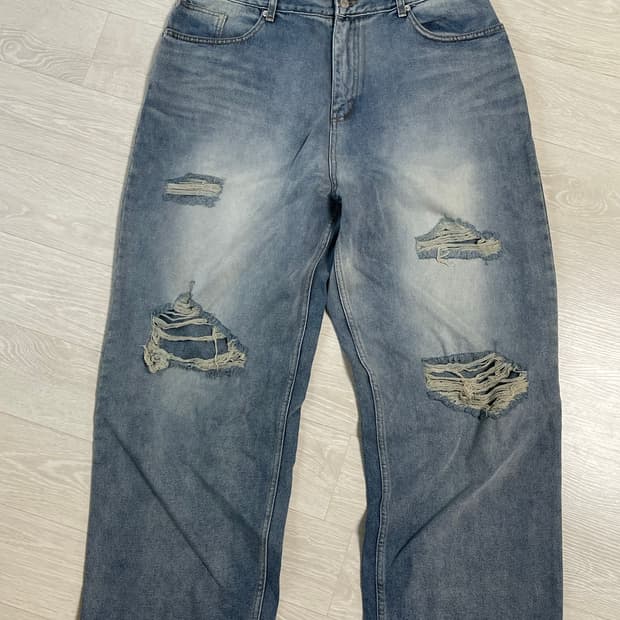 [XL] 위캔더스 디스트로이드 데님