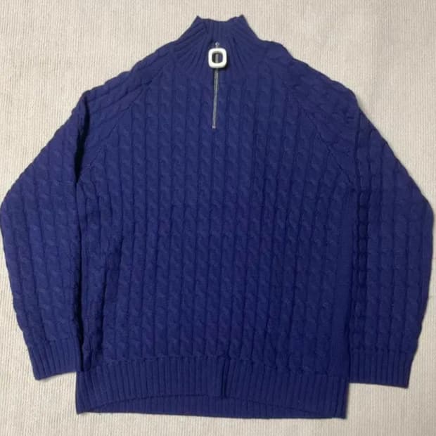 JW앤더슨 하프집업 니트집업