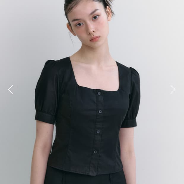 (새상품)낫유어로즈 ririu 블라우스