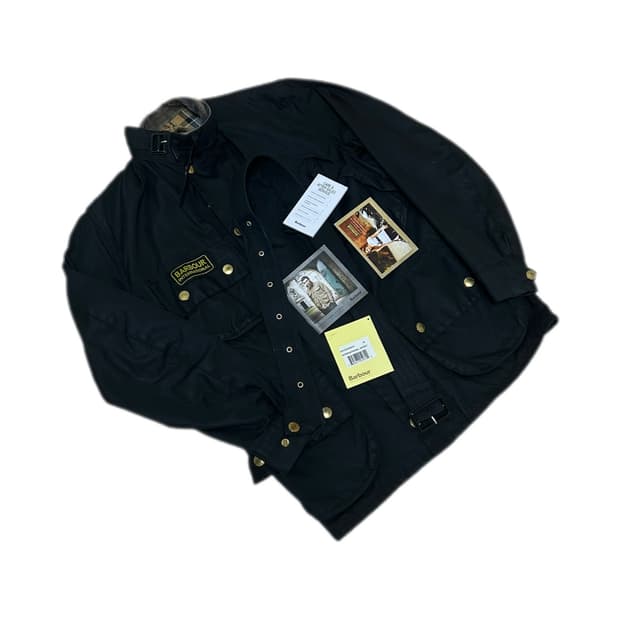 바버 인터내셔널 a7 블랙 자켓