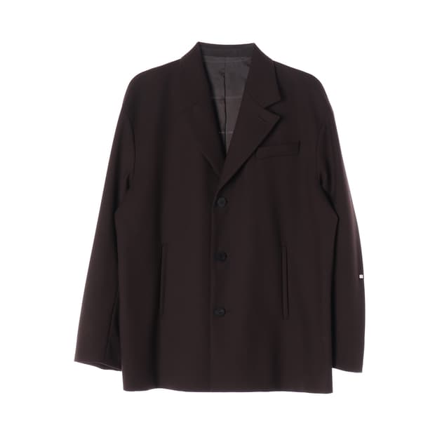 우영미 23FW 브라운 울 싱글 블레이저 자켓 재킷
